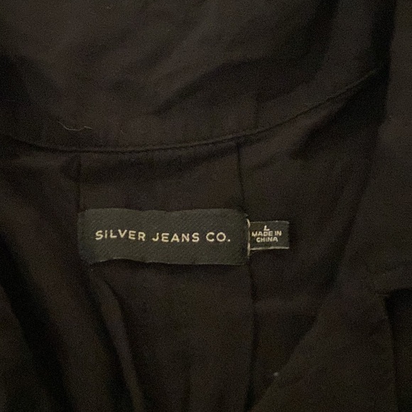 Black Silver Jeans button up shirt - Picture 2 of 2